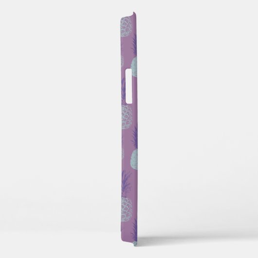 Cute Paarse anananapple Pattern Case-Mate iPhone Case (Achterkant / Rechts)