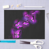 Cute Paarse Butterflies Tissuepapier (Craft)