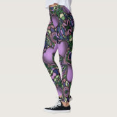 Cute Paarse Heart Leggings (Links)