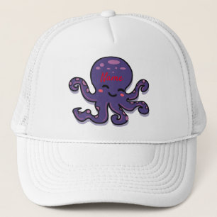 Cute Paarse Octopus Thunder_Cove Trucker Pet