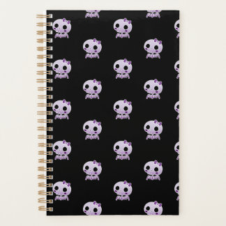 Cute Paarse Schedel Planner