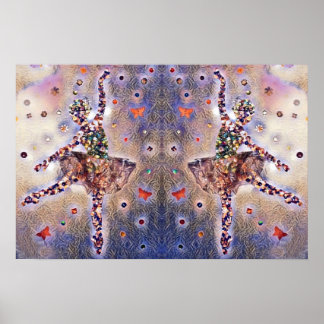 Cute Paarse Tiny Dancer Poster