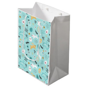 Cute Paashaas Patroon Kawaii Konijnen Eieren Medium Cadeauzakje