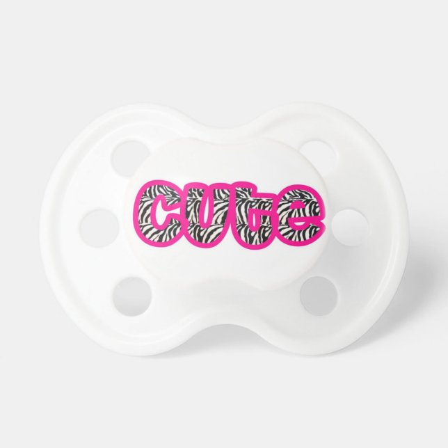 "Cute" Pacifier Speen (Voorkant)