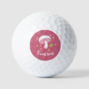 Cute Paddenstoel Emma B. Personaliseer Golfballen