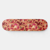 Cute paddenstoelen skateboard (Horizontaal)