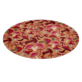 Cute paddenstoelen snijplank (Hoek)