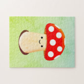 Cute paddenstoeltekening legpuzzel (Horizontaal)