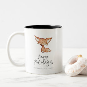 Cute pain d'épices Fox Mug de vacances