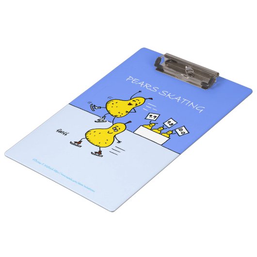 Cute Pairs Afbeelding Funny Pears Cartoon Klembord (Gekanteld)