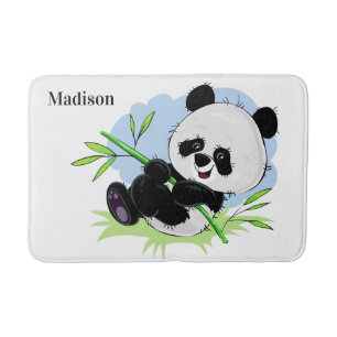 Cute Panda aangepaste badmatten