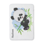 Cute Panda aangepaste badmatten (Voorkant Verticaal)