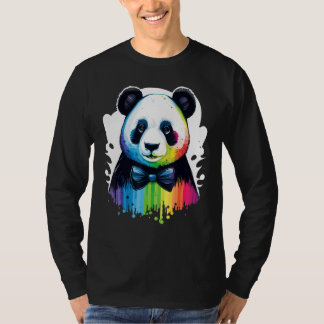 Cute Panda Animal on Panda 2 T-shirt