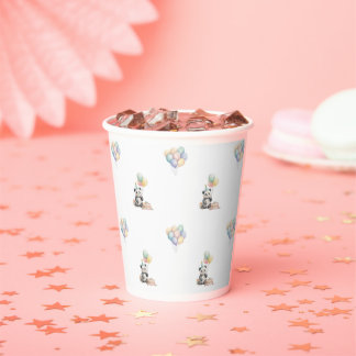 Cute Panda animal Party Paper cups  Papieren Bekers