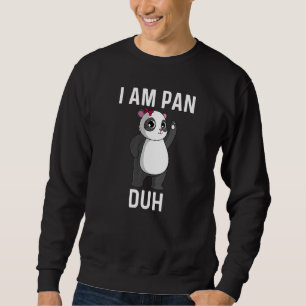 Cute Panda Art voor Mannen Rood Giant Forest Bamb Trui