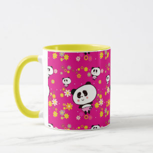 Cute Panda-Baby op maat Mok