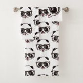 Cute Panda Bad Handdoek (Insitu)
