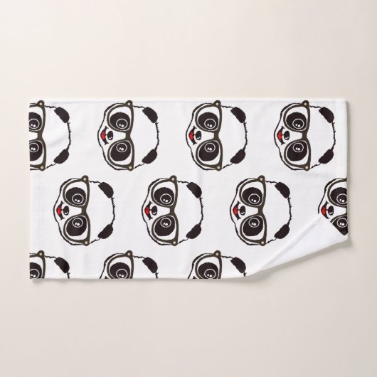 Cute Panda Bad Handdoek (Handdoek)