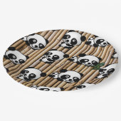 Cute Panda & Bamboo Print Paper Bord (Gekanteld)