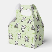 Cute Panda Bear Bamboo Kawaii Animals Pattern Bedankdoosjes (Achterkant)