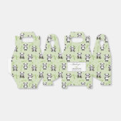 Cute Panda Bear Bamboo Kawaii Animals Pattern Bedankdoosjes (Uitgevouwen)