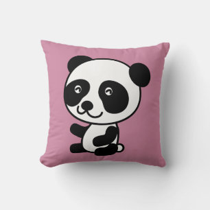 Cute Panda Bear lance des oreillers