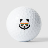 Cute Panda Bear | Rainbow | LGBTQ Golfballen (Voorkant)