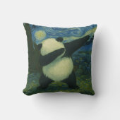 Cute Panda Bear - Van Gogh Style - Starry Night  Kussen (Voorkant)