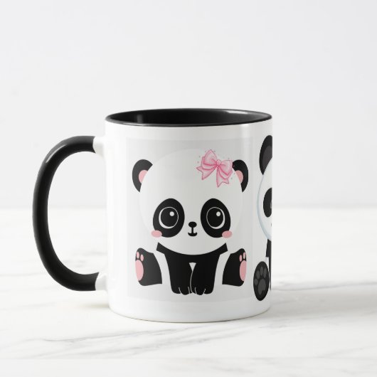 Cute Panda bébé tasse (Gauche)