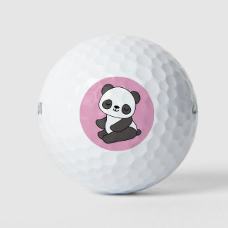 Cute Panda Beer Golf Balls Golfballen