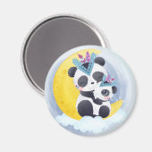 Cute Panda Beer Magnet Magneet (Voorkant / Achterkant)