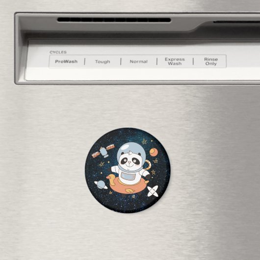 Cute Panda Beer Magnet Magneet (Insitu (Vaatwasser))