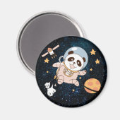 Cute Panda Beer Magnet Magneet (Voorkant / Achterkant)