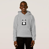 Cute Panda Beer Monogram (Voorkant volledig)