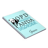 Cute Panda Beer Notitieboek (Rechterzijde)