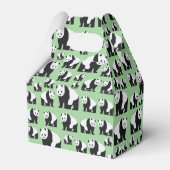 Cute Panda Beer Pattern Bedankdoosjes (Achterkant)