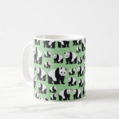 Cute Panda Beer Pattern Koffiemok (Voorkant links)