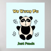 Cute panda beer poster (Voorkant)