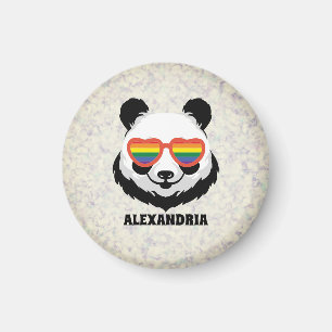 Cute Panda Beer Regenboog LGBTQ Magneet
