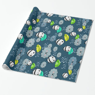 Cute Panda Beren Pattern Cadeaupapier