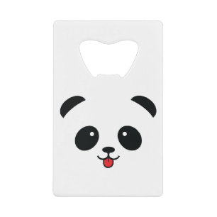 Cute Panda Blep Mlem Blop Kredietkaart Flessenopener