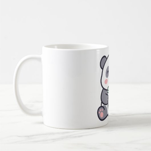 Cute Panda Bubble Tea Classic Mug Koffiemok (Links)