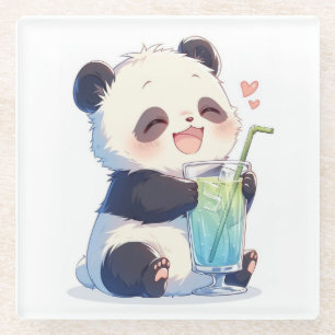 Cute Panda Bubble Tea Onderzetter Kawaii Boba Pa