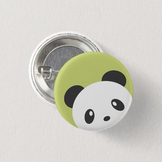 Cute Panda Button (Voorkant /achterkant)