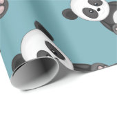 Cute Panda Cadeaupapier (Rol Hoek)