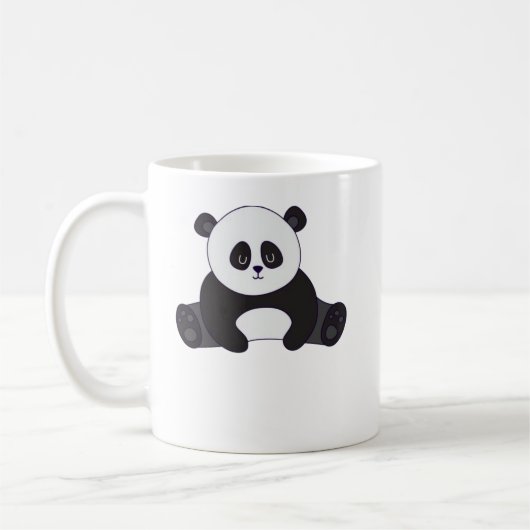 Cute Panda Café Mug - Sip in Style! (Gauche)