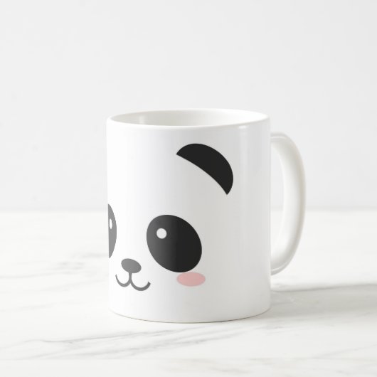 Cute Panda Classic Mok voor kinderen (Voorkant rechts)