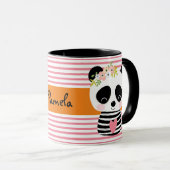 Cute Panda Coffee/Tea Mok (Voorkant rechts)