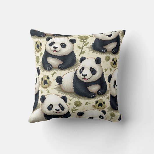 Cute Panda Coussin (Verso)