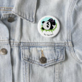 Cute Panda custom text button (In situ)